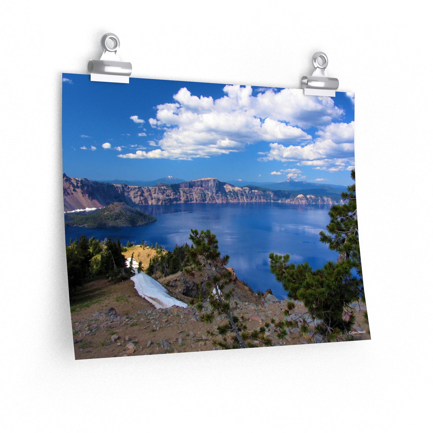 Crater Lake, Crater Lake National Park, Or. USA         Premium Matte horizontal posters