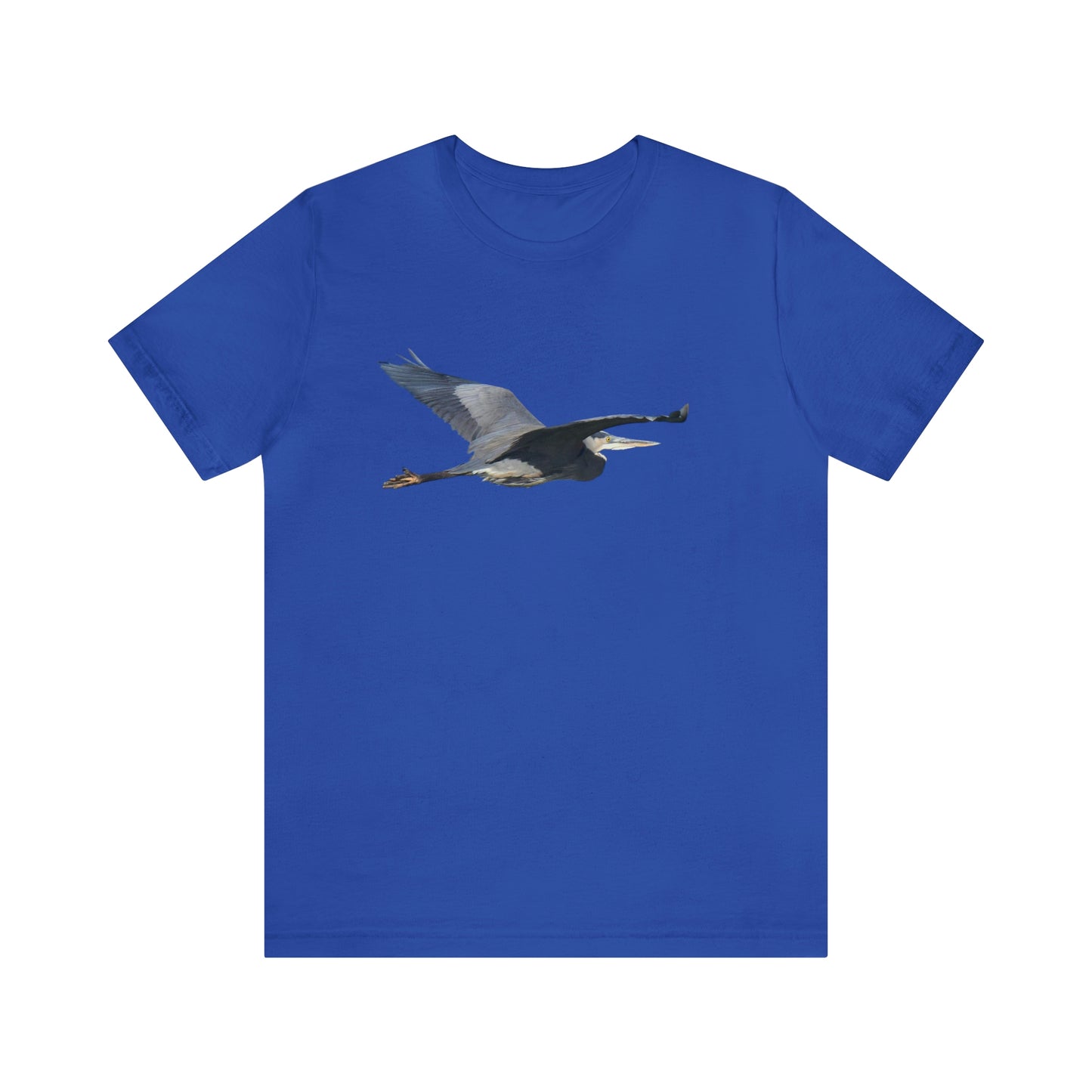 Great Blue Heron                           Unisex Jersey Short Sleeve Tee