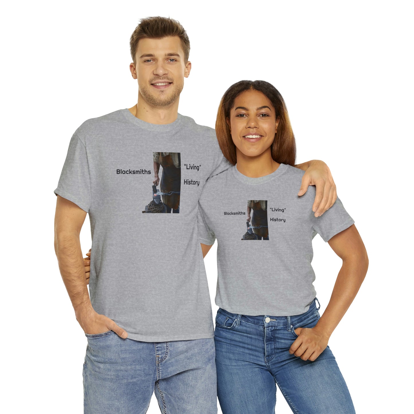 Blacksmiths, "Living" History  Unisex Heavy Cotton Tee