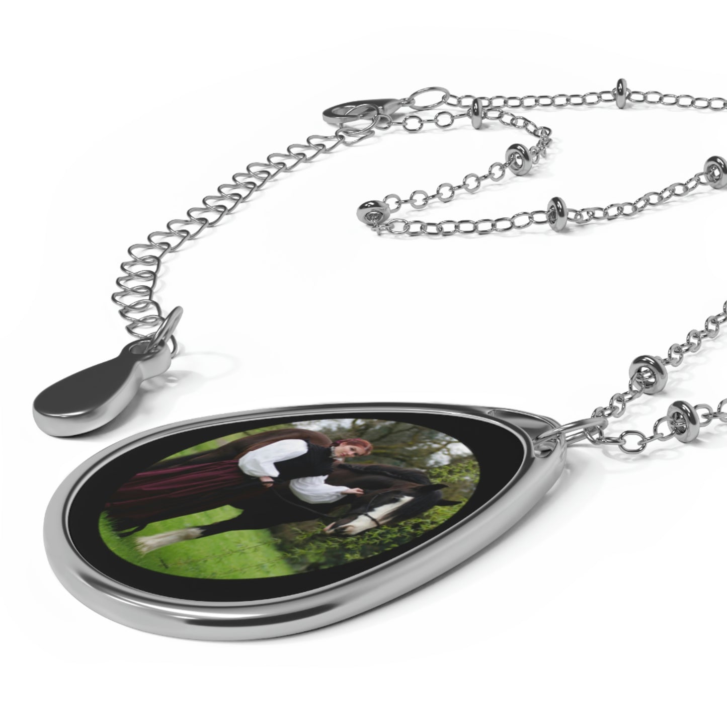 The Lady and the Shire    Oval Necklace