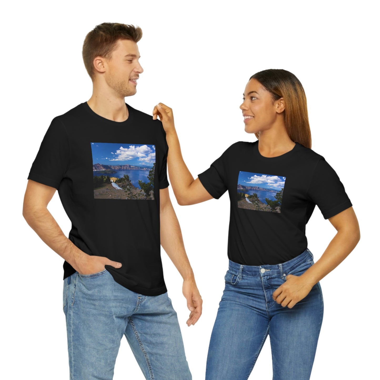 Crater Lake, Crater Lake National Park Or. USA Unisex Jersey Short Sleeve Tee