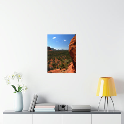 Red Rocks of Sedona,  Sedona  Az.        Premium Matte vertical posters