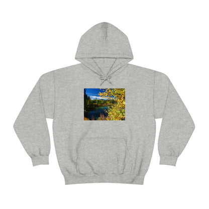 Wood River, Kimball State Park, Ft. Klamath Or.    Unisex Heavy Blend™ Hooded Sweatshirt