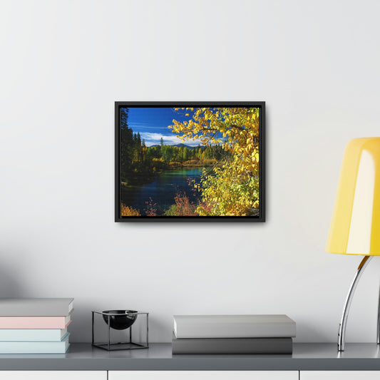 Wood River, Kimball State Park, Ft. Klamath Or.    Gallery Canvas Wraps, Horizontal Frame