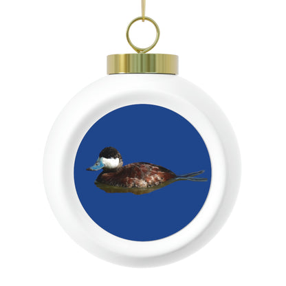 Ruddy Duck     Christmas Ball Ornament  your's