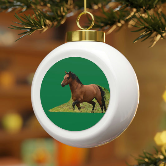 Protector,  Wild Stallion    Christmas Ball Ornament