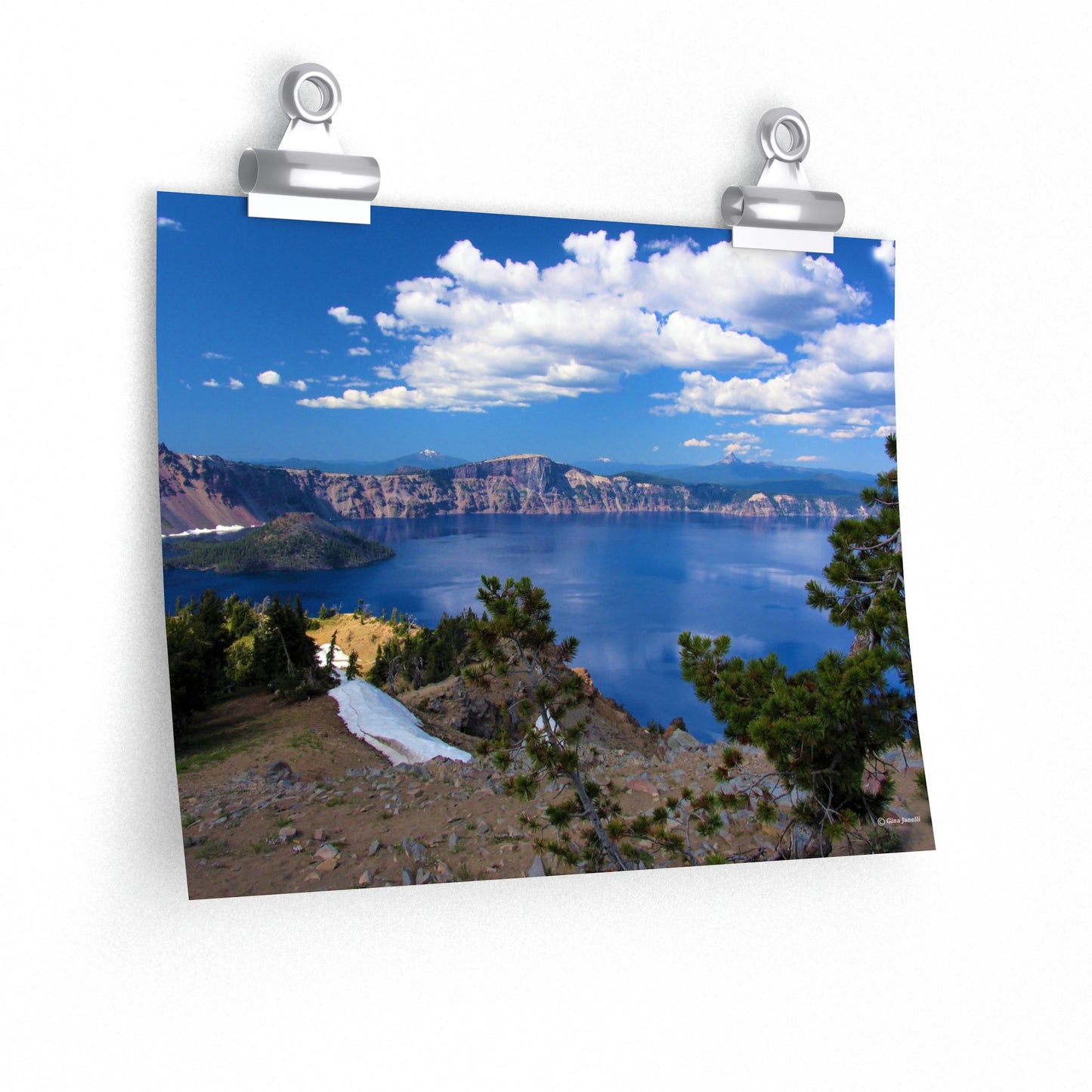 Crater Lake, Crater Lake National Park, Or. USA         Premium Matte horizontal posters
