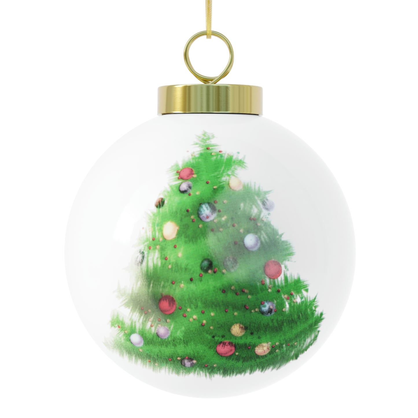 Mule Deer Buck Christmas Ball Ornament