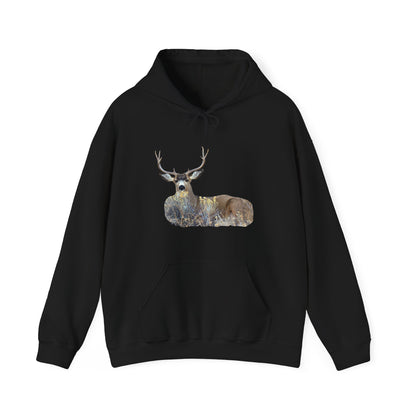 Mule Deer Buck Moment   Unisex Heavy Blend™ Hooded Sweatshirt