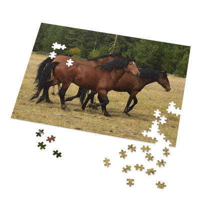 The Wild Bunch. Young Stallion and Mares. Jigsaw Puzzle (110, 252, 500,1000-Piece)