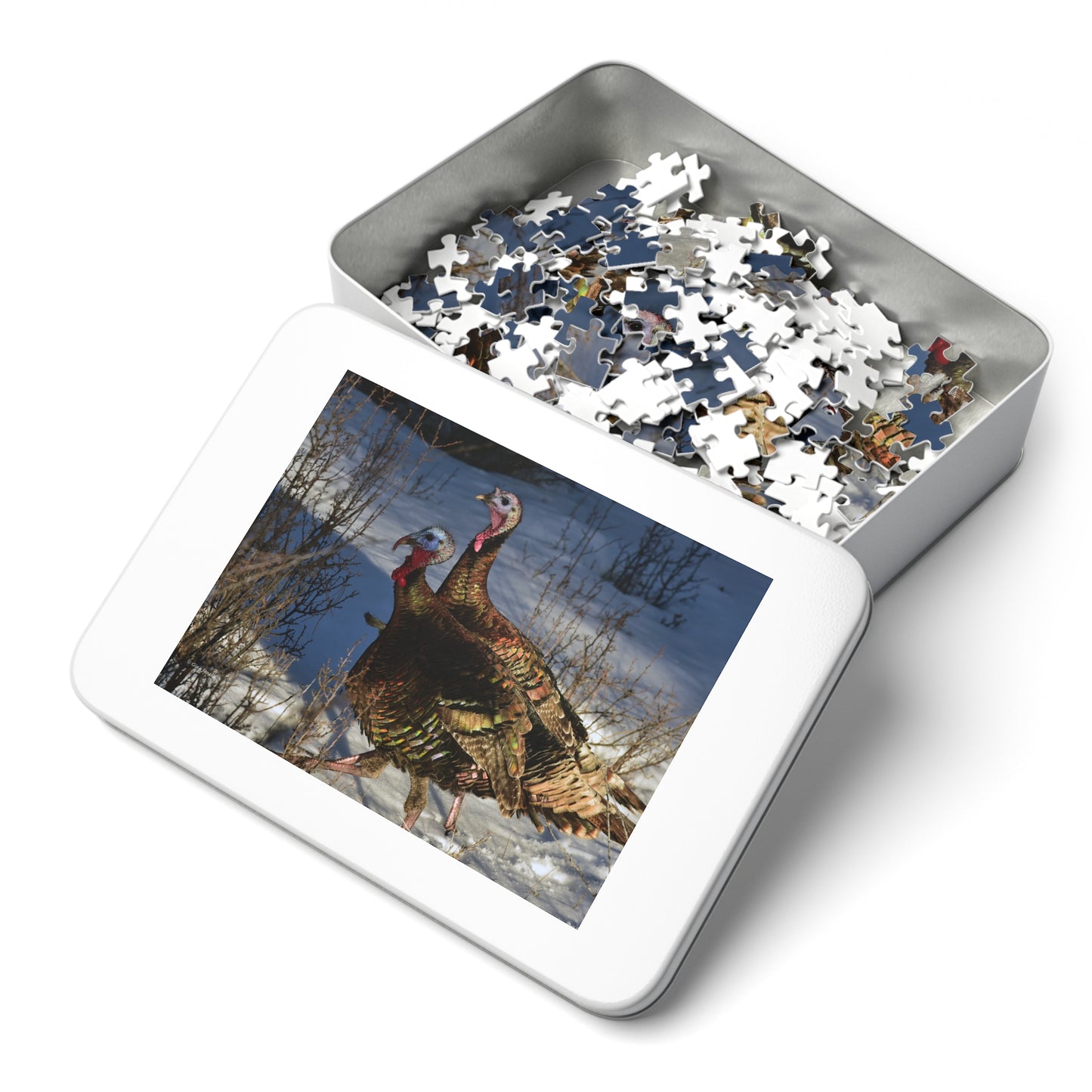 Wild Tom Turkeys  Jigsaw Puzzle ( 110, 252, 500,1000-Piece)