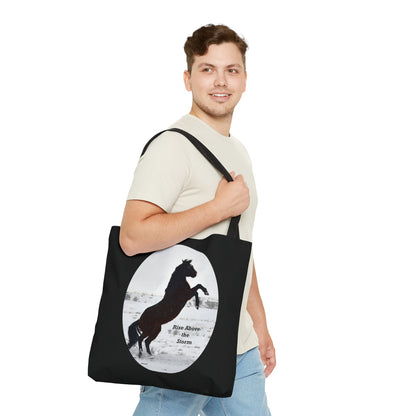 Rise above the storm - Quarter Horse     AOP Tote Bag