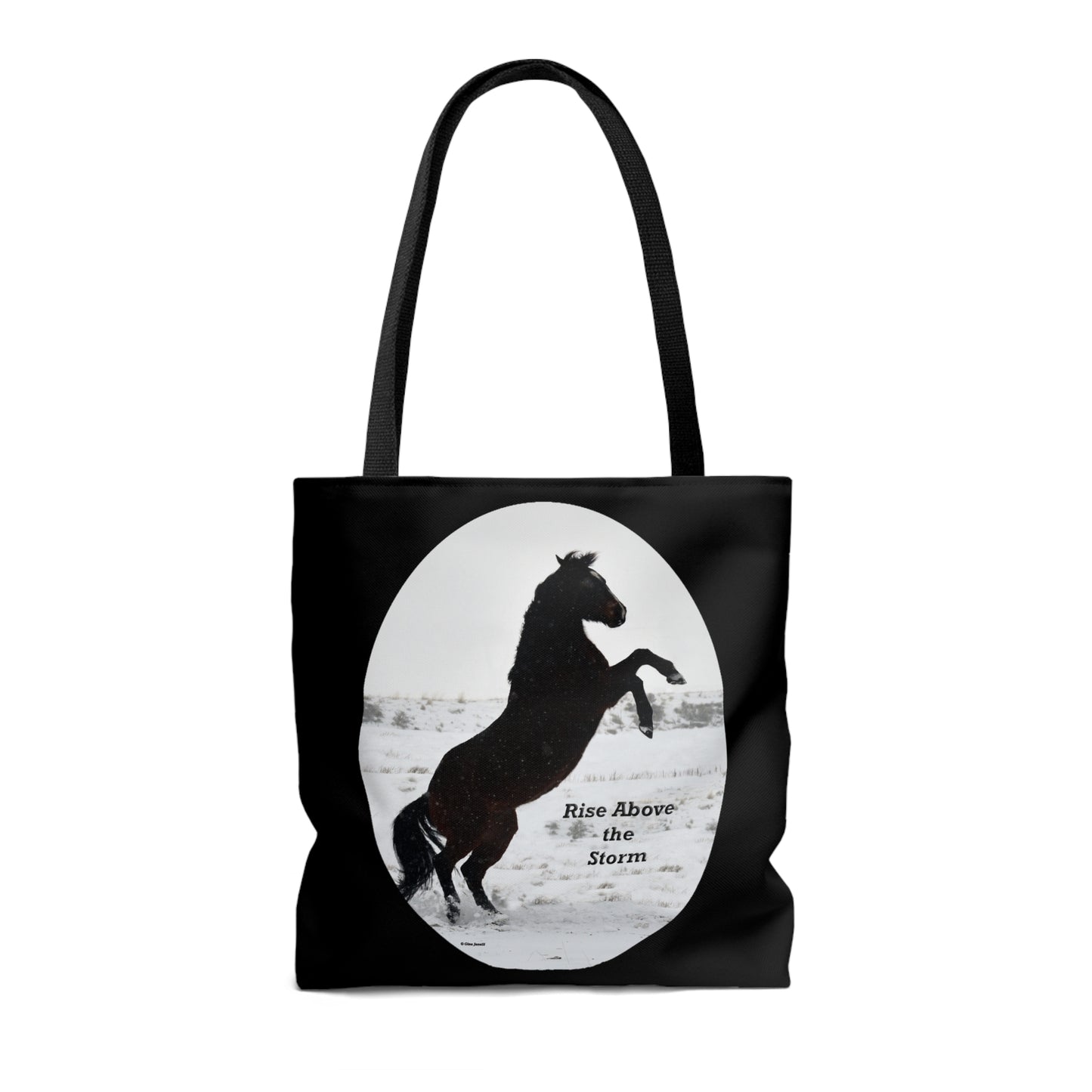 Rise above the storm - Quarter Horse     AOP Tote Bag