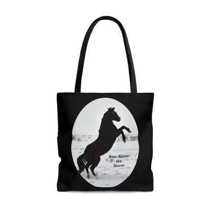 Rise above the storm - Quarter Horse     AOP Tote Bag