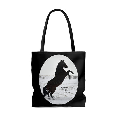 Rise above the storm - Quarter Horse     AOP Tote Bag