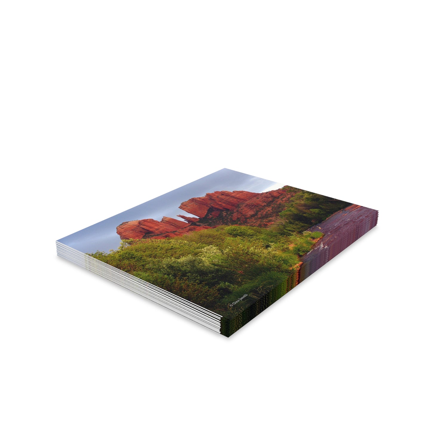 Cathedral Rock & Great Blue Heron Sedona, Az.         Greeting cards (8, 16, and 24 pcs)