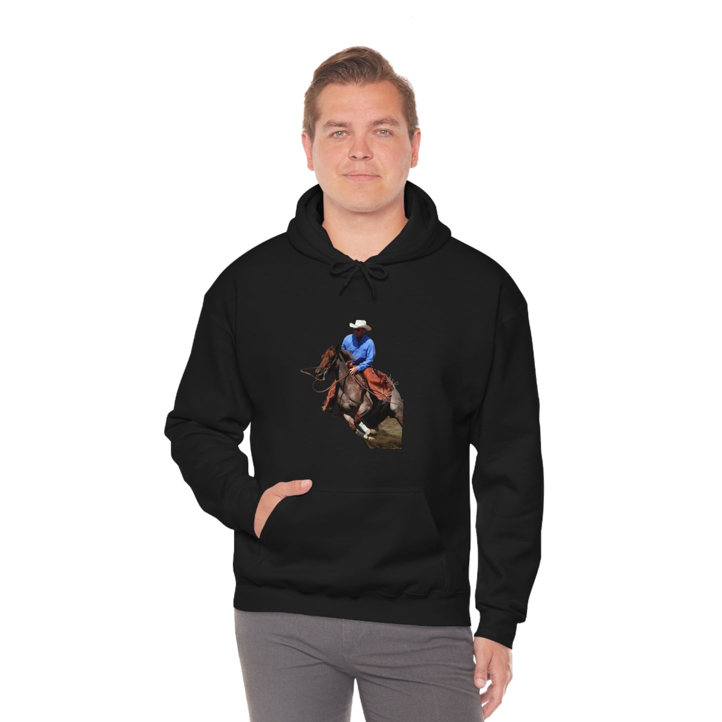 Cutting Horse Team. Quarter Horse      Unisex Heavy Blend™ Hooded Sweatshirt