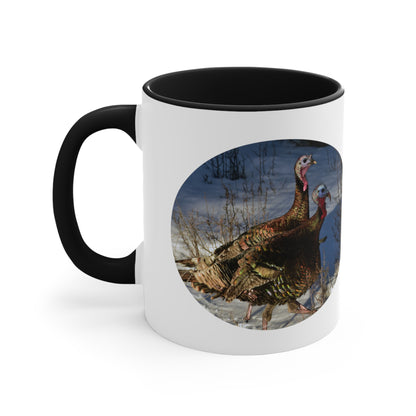 Wild Tom Turkeys   Accent Mugs 11oz