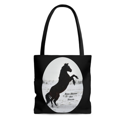 Rise above the storm - Quarter Horse     AOP Tote Bag