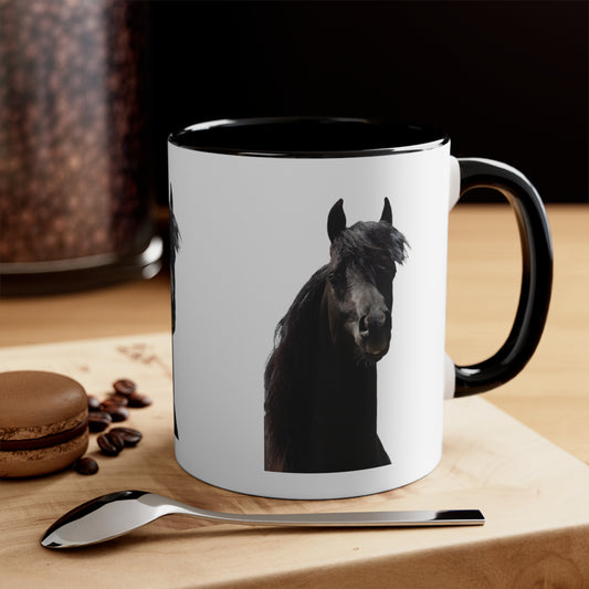 Arabian Black Stallion     Accent Coffee Mug, 11oz