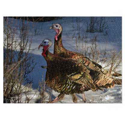 Wild Tom Turkeys  Jigsaw Puzzle ( 110, 252, 500,1000-Piece)