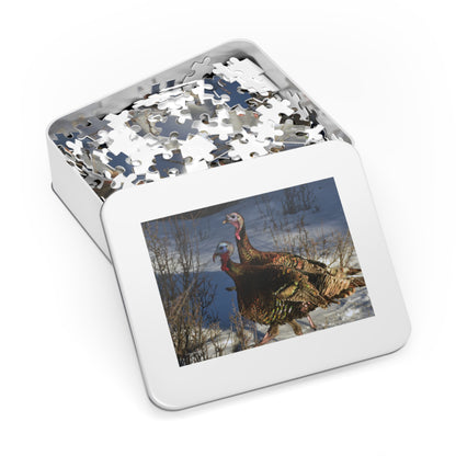 Wild Tom Turkeys  Jigsaw Puzzle ( 110, 252, 500,1000-Piece)