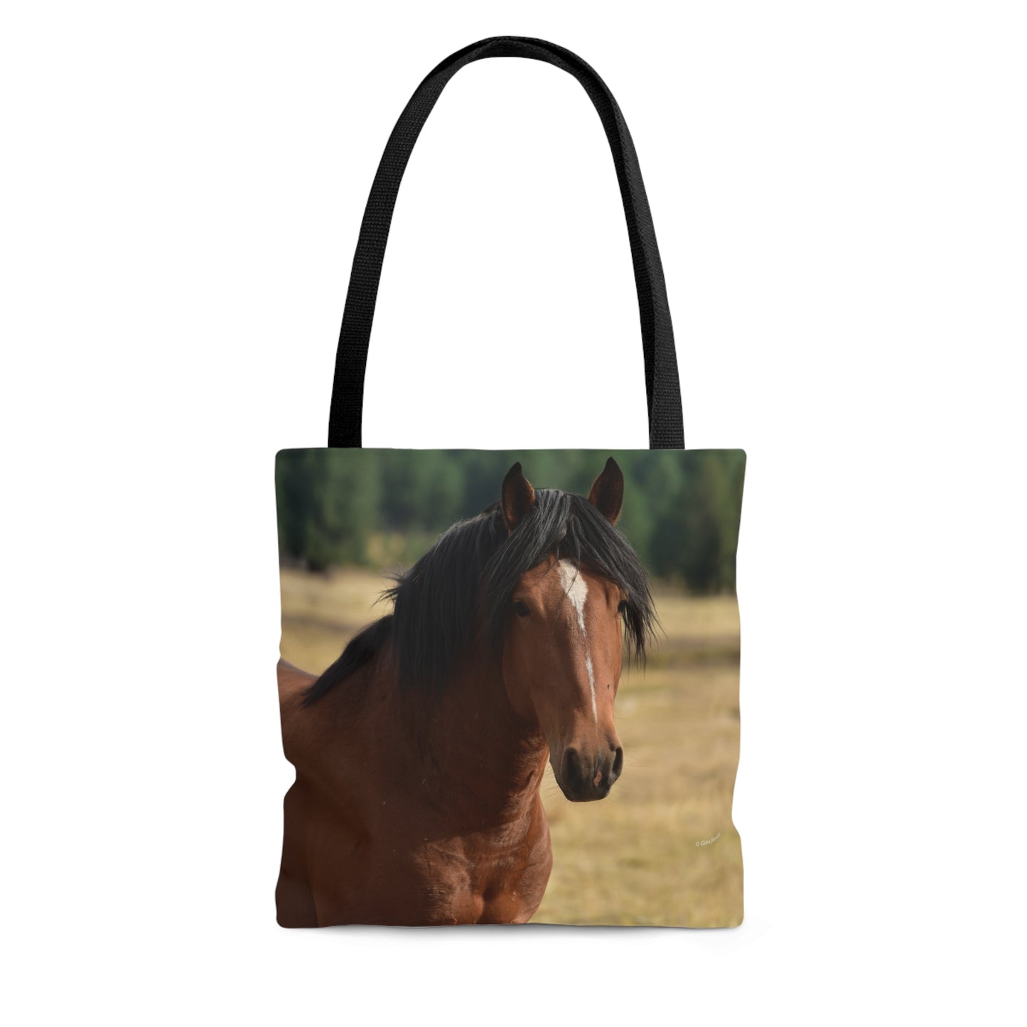 Young Stud, Wild Stallion     Tote Bag (AOP)