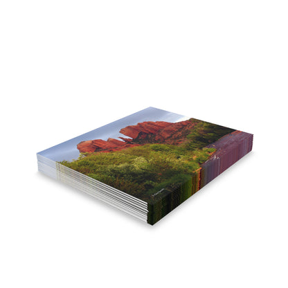 Cathedral Rock & Great Blue Heron Sedona, Az.         Greeting cards (8, 16, and 24 pcs)