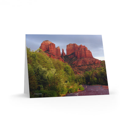 Cathedral Rock & Great Blue Heron Sedona, Az.         Greeting cards (8, 16, and 24 pcs)