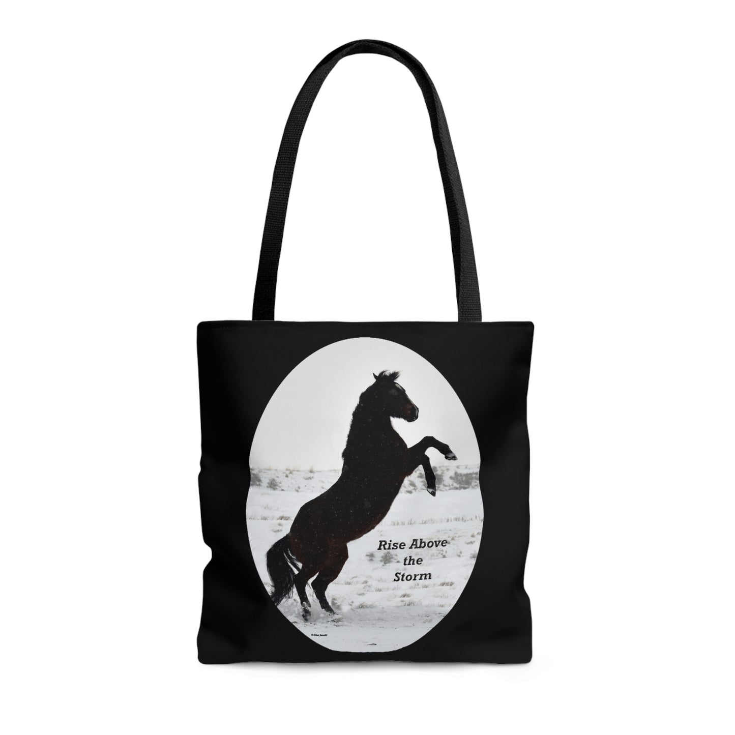 Rise above the storm - Quarter Horse     AOP Tote Bag