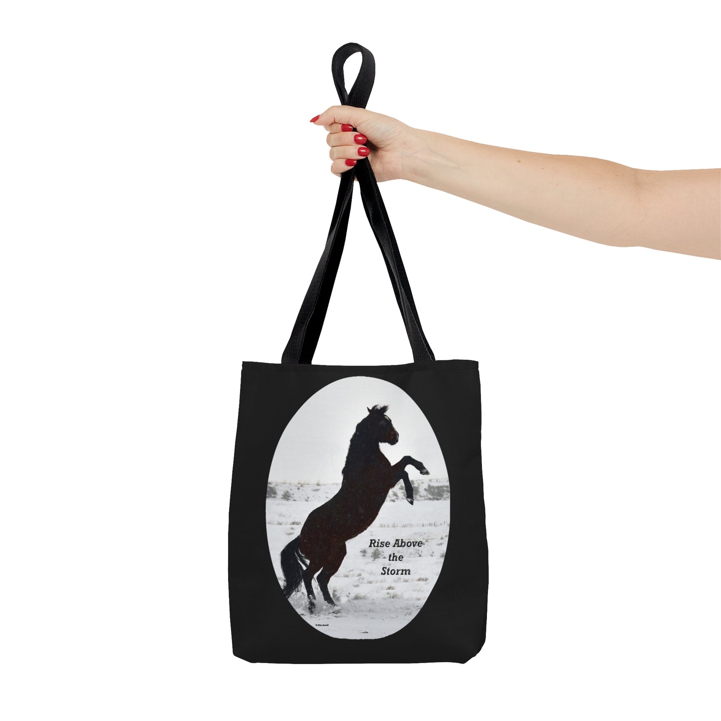 Rise above the storm - Quarter Horse     AOP Tote Bag