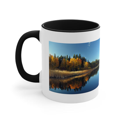 Rocky Point, Klamath Lake, Klamath Falls, Or.    Accent Coffee Mug, 11oz