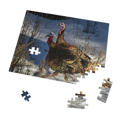 Wild Tom Turkeys  Jigsaw Puzzle ( 110, 252, 500,1000-Piece)