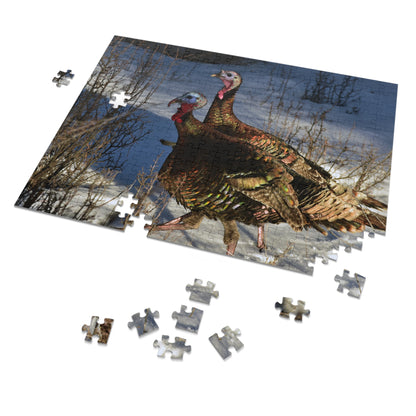 Wild Tom Turkeys  Jigsaw Puzzle ( 110, 252, 500,1000-Piece)