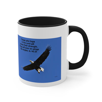 Bald Eagle in the Blue   Accent Coffee Mug, 11oz