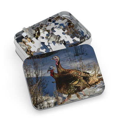 Wild Tom Turkeys  Jigsaw Puzzle ( 110, 252, 500,1000-Piece)