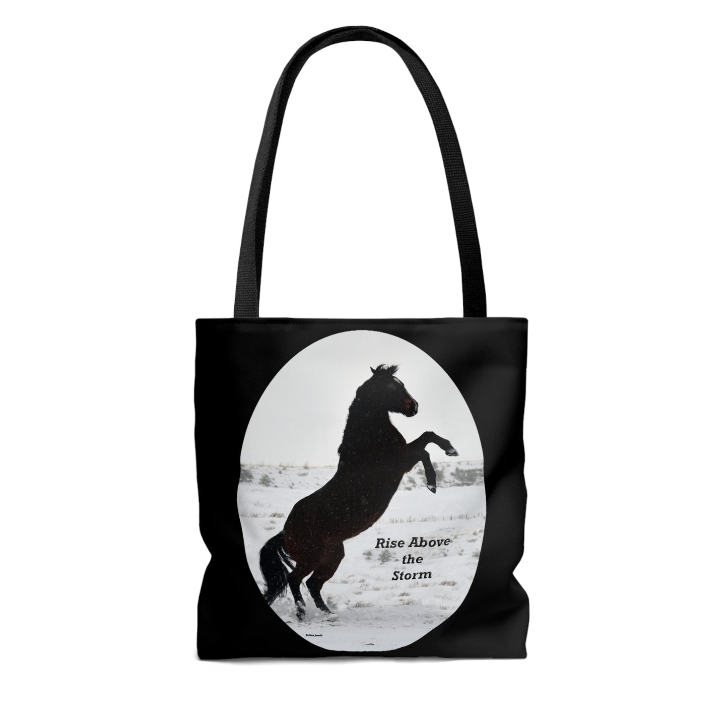 Rise above the storm - Quarter Horse     AOP Tote Bag