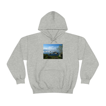 Klamath Lake & Crater Lake Rim.      Unisex Heavy Blend™ Hooded Sweatshirt