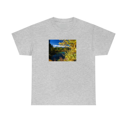 Wood River, Kimball State Park, Ft. Klamath Or.    Unisex Heavy Cotton Tee