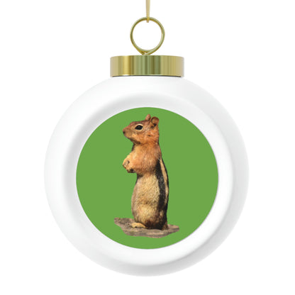 Golden-mantled Ground Squirrel                             Christmas Ball Ornament