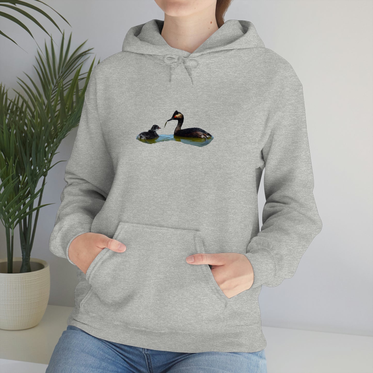 Eared Grebe       Unisex Heavy Blend™ Hooded Sweatshirt