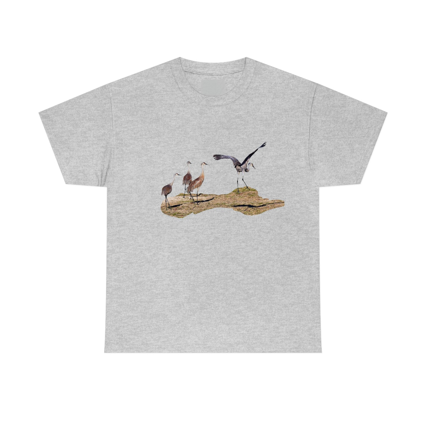 Sandhill Cranes    Unisex Heavy Cotton Tee