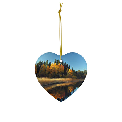 Rocky Point, Klamath Lake, Klamath Falls, Or.  Ceramic Ornament, 3 Shapes