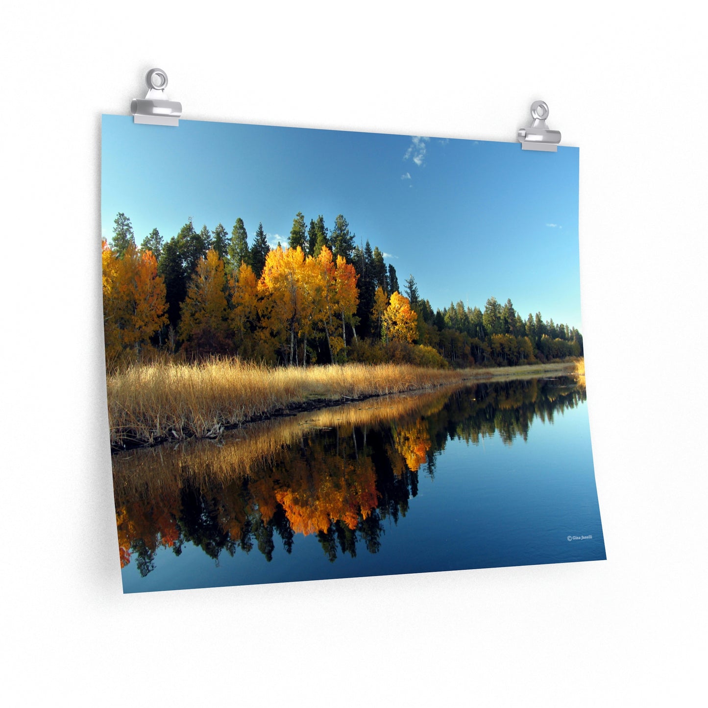 Rocky Point, Klamath Lake, Klamath Falls, Or.   Premium Matte horizontal posters