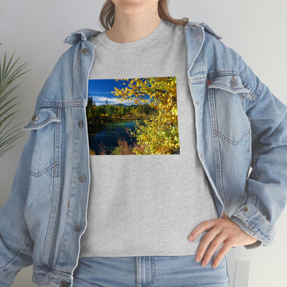 Wood River, Kimball State Park, Ft. Klamath Or.       Unisex Heavy Cotton Tee