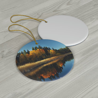 Rocky Point, Klamath Lake, Klamath Falls, Or.  Ceramic Ornament, 3 Shapes