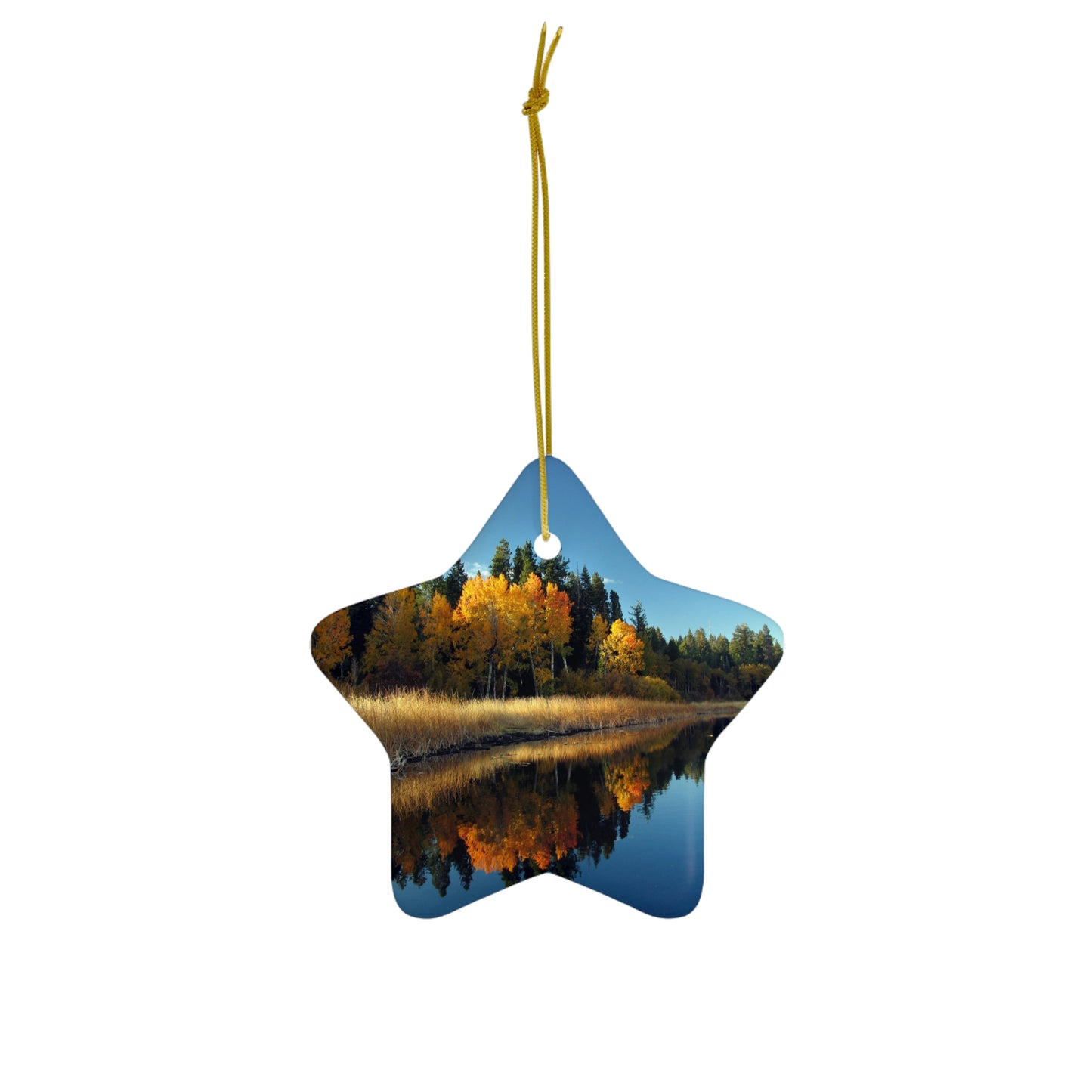 Rocky Point, Klamath Lake, Klamath Falls, Or.  Ceramic Ornament, 3 Shapes