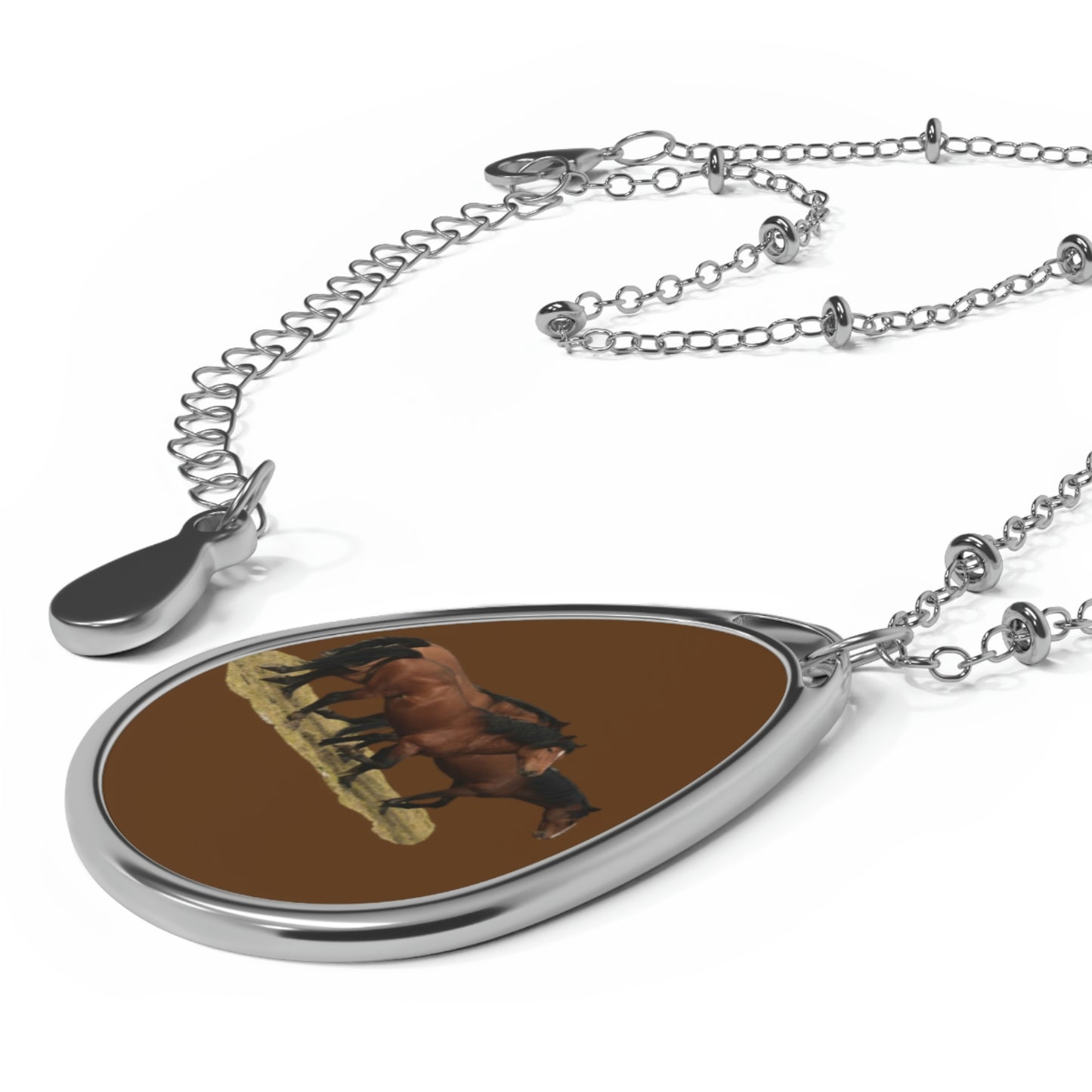 The Wild Bunch. Young Stallion and Mares.  Oval Necklace