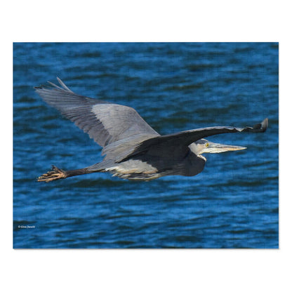 Great Blue Heron  Jigsaw Puzzle ( 110, 252, 500-Piece)