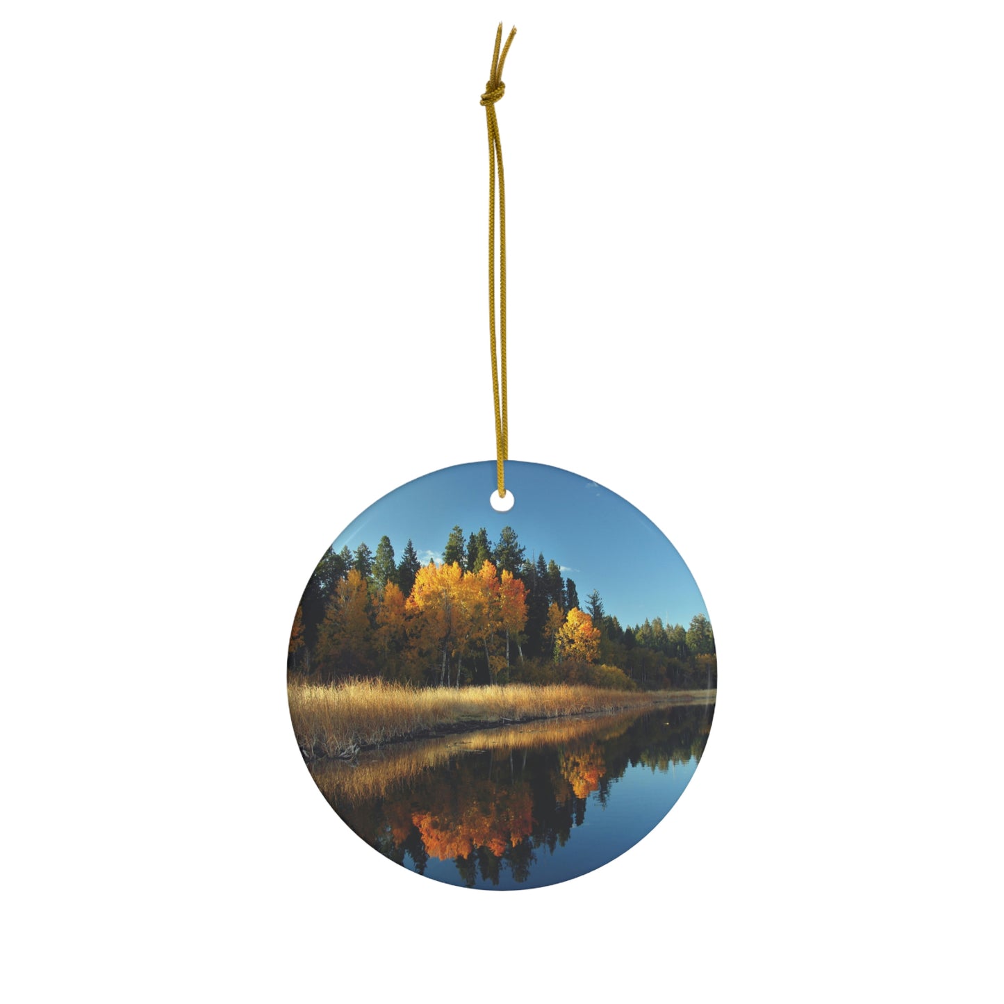 Rocky Point, Klamath Lake, Klamath Falls, Or.  Ceramic Ornament, 3 Shapes